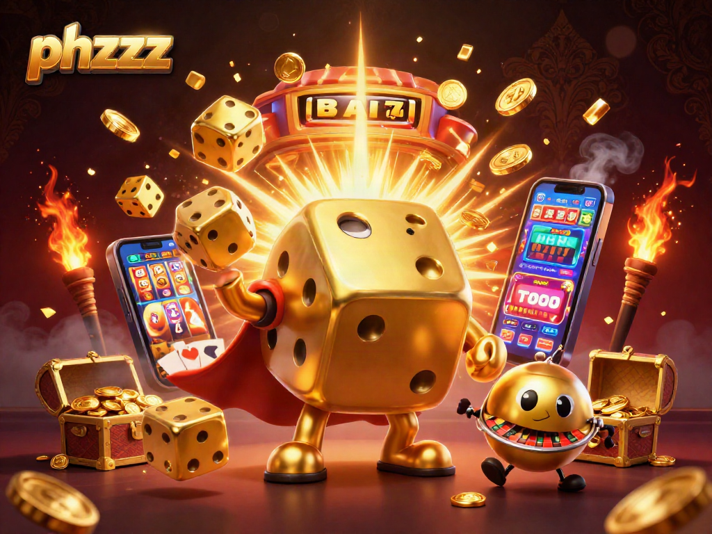 Experience the excitement of phzzz with a vibrant 3D casino scene full of action!